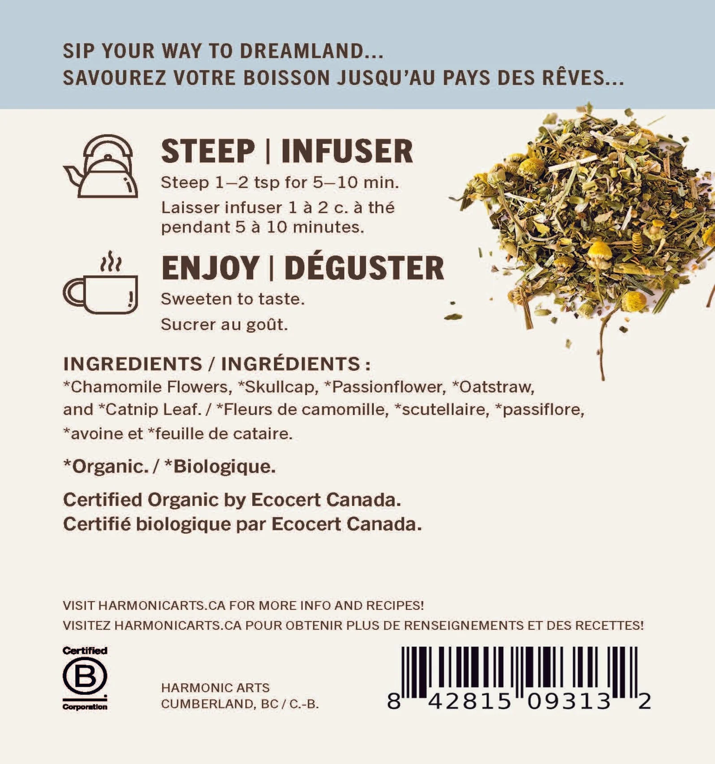 Harmonic Arts Dream Tea 40g