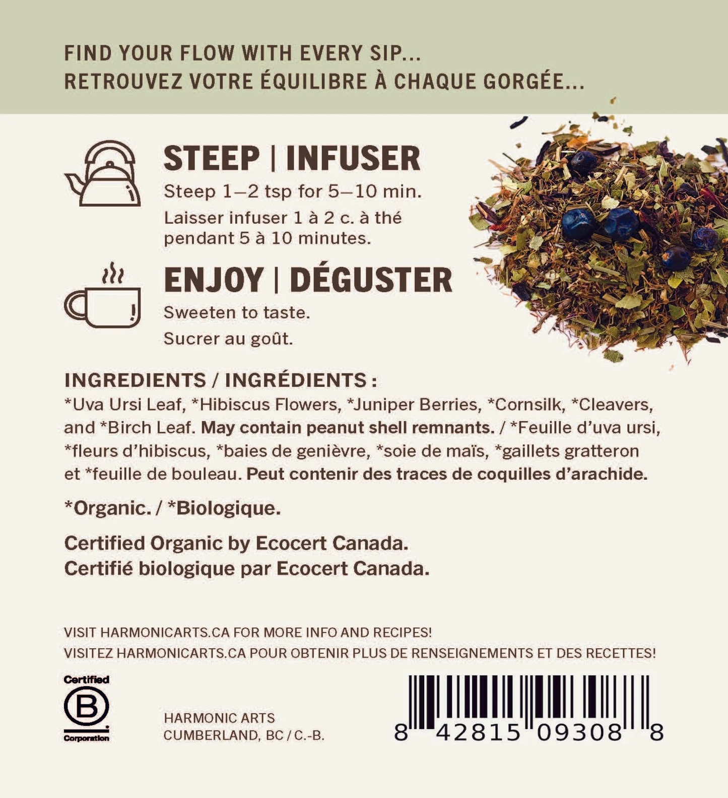 Harmonic Arts Clear Flow Tea 60g