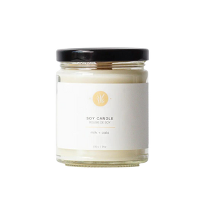 All Things Jill Milk and Oats Soy Candle 240g