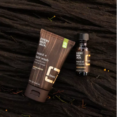 Every Man Jack Sandalwood Beard Travel Gift Set
