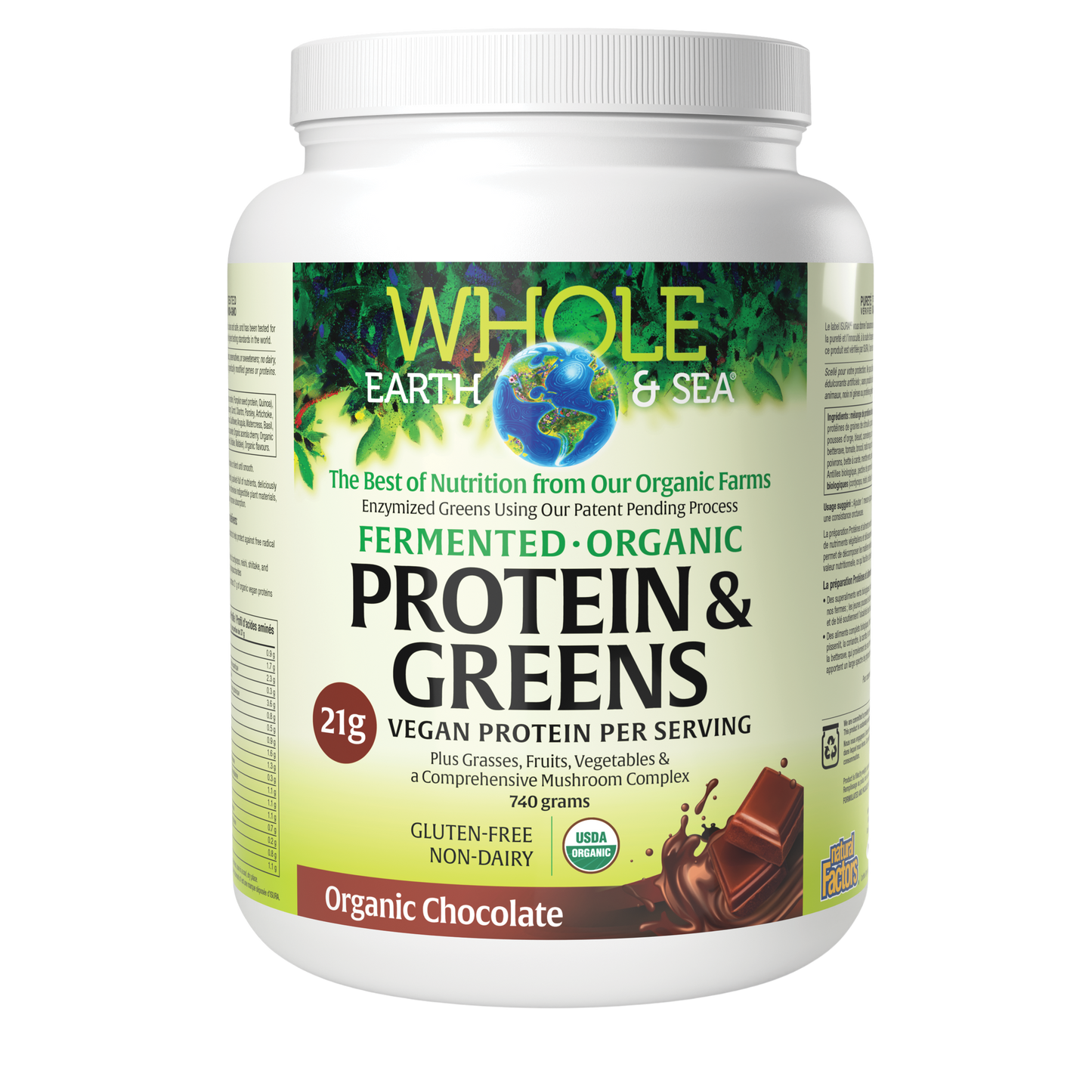 Whole Earth and Sea Protein And Greens Chocolate 710g