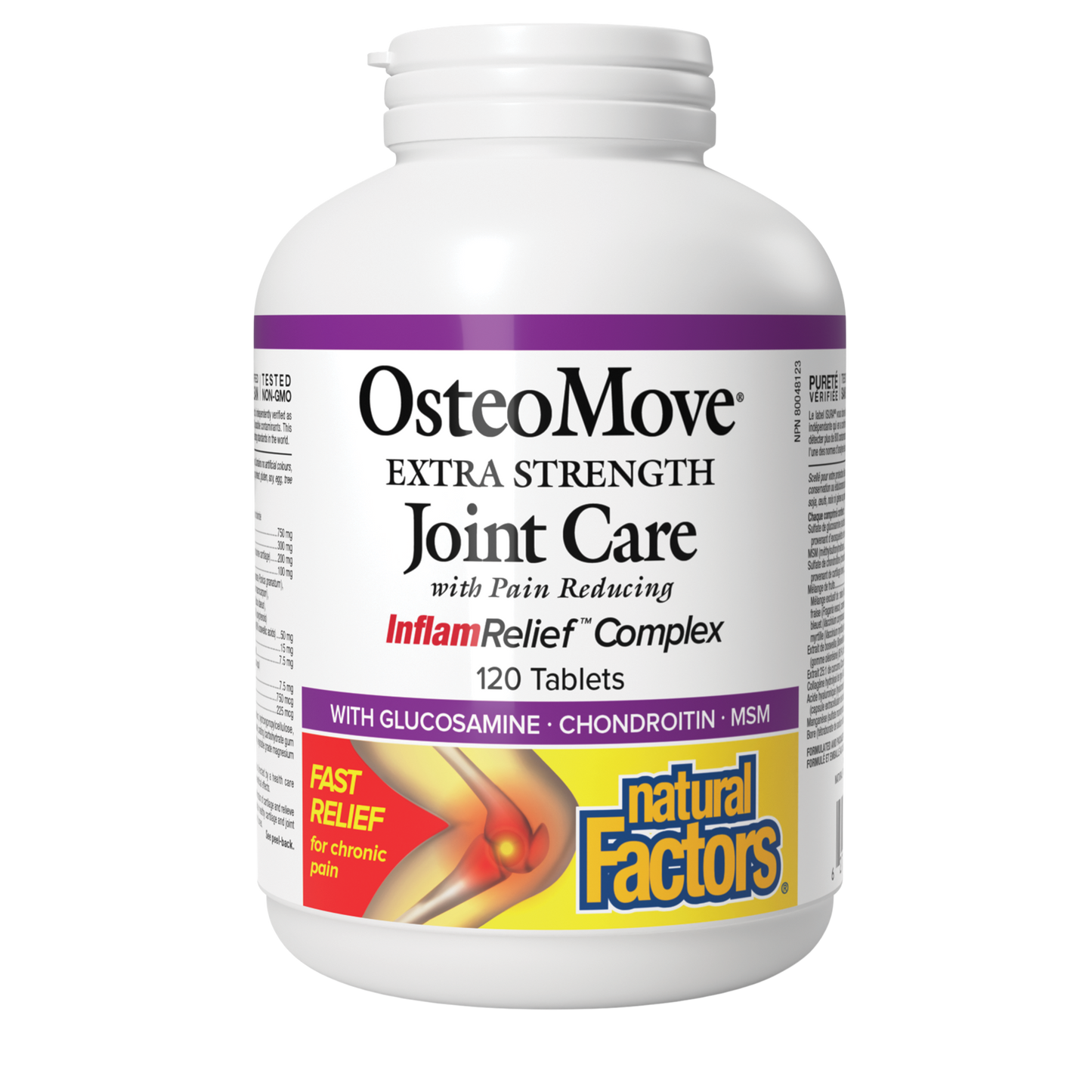 Natural Factors OsteoMove Extra Strength Joint Care 120 Tablets