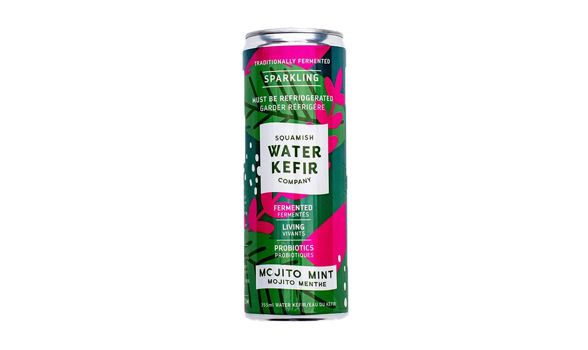 Squamish Mojito Mint Water Kefir 355ml
