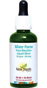 New Roots Silver Force Pure Bioactive Liquid Silver 10 ppm 50ml