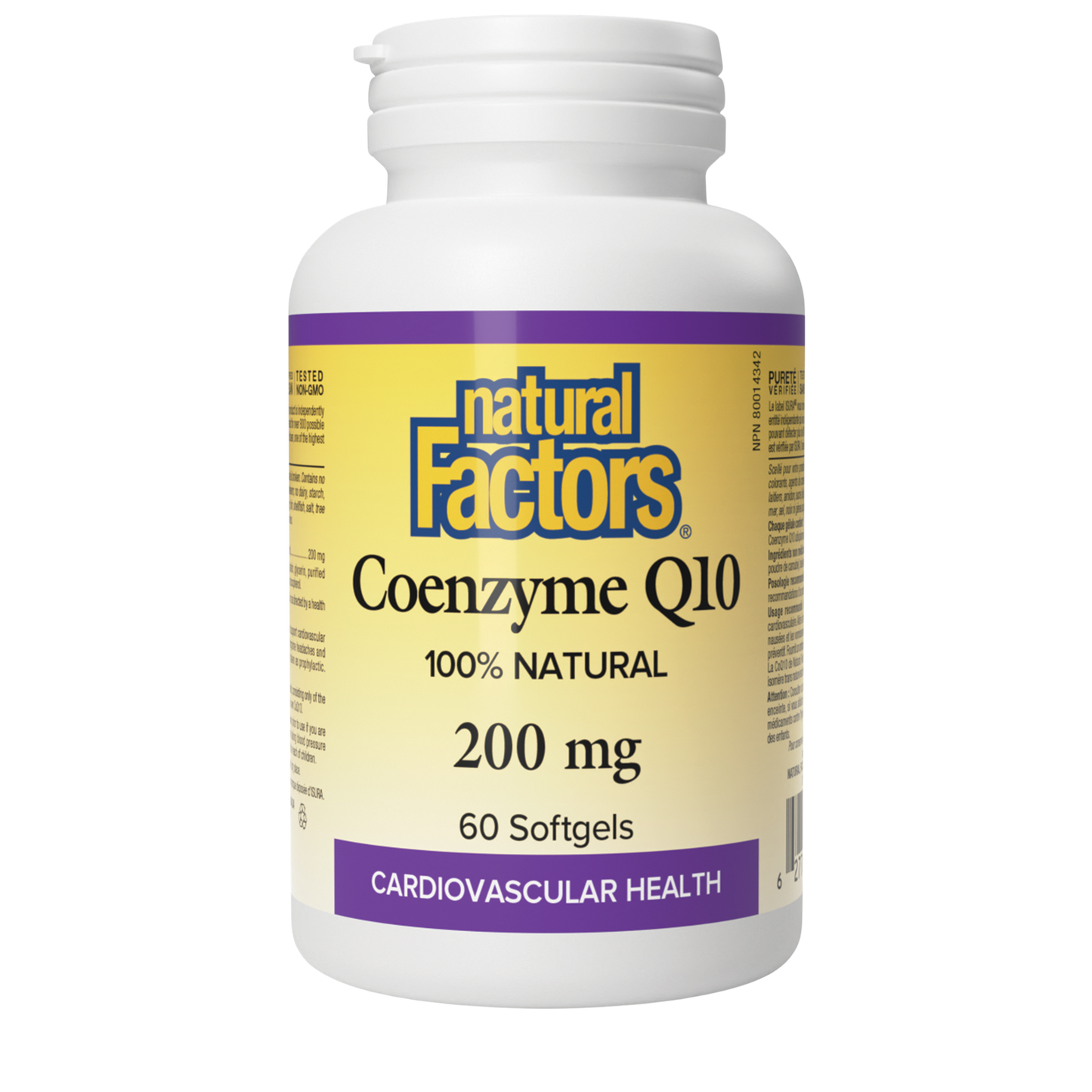 Natural Factors CoQ10 200mg 60 Softgels
