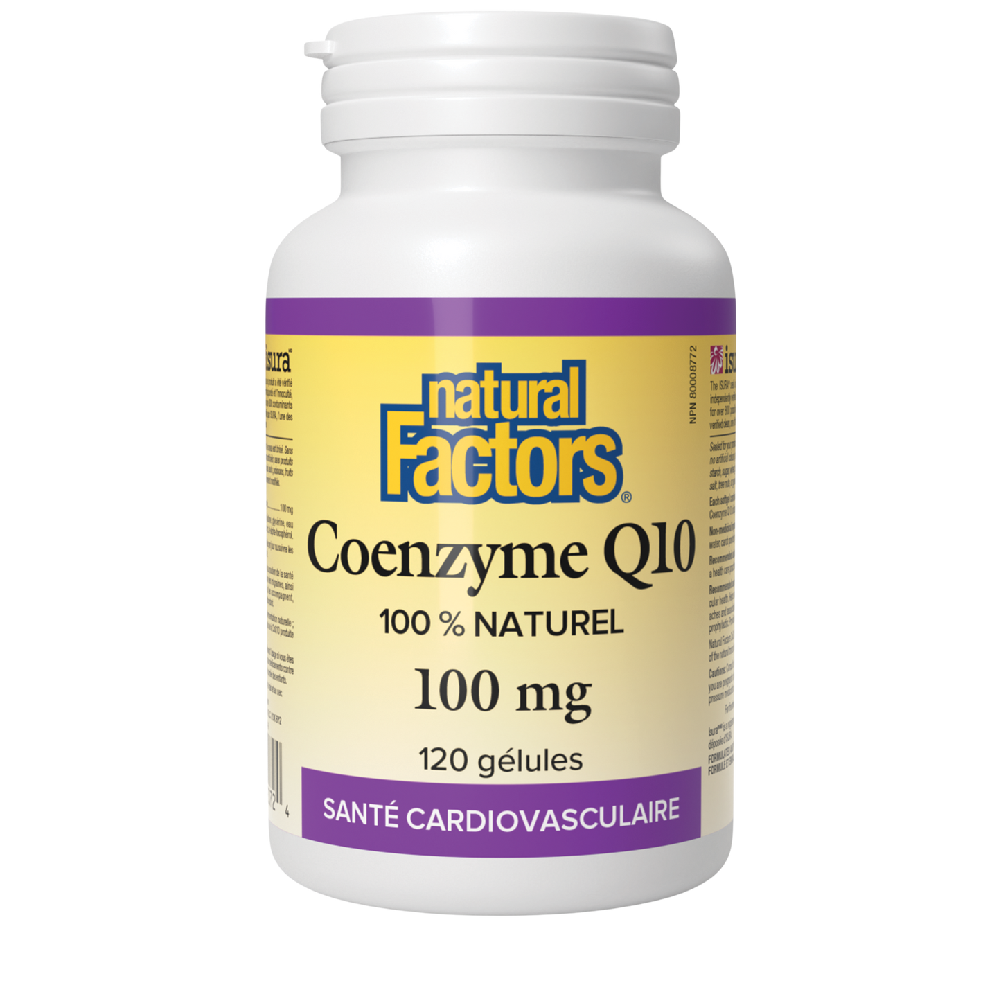 Natural Factors CoQ10 100mg 120 Softgels