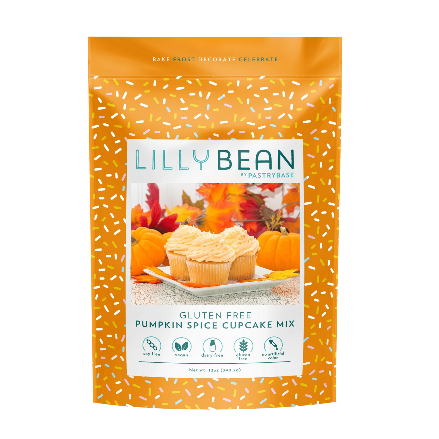 LillyBean Gluten Free Pumpkin Spice Cupcake Mix 340g