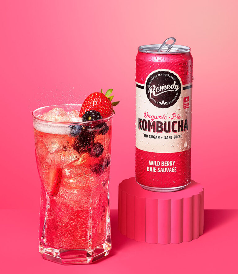 Remedy Organic Wild Berry No Sugar Kombucha 330ml