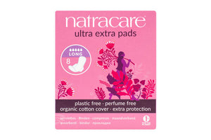 Natracare Ultra Extra Pads Long 8 pads