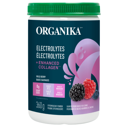 Organika Electrolytes Collagen Wild Berry 360g