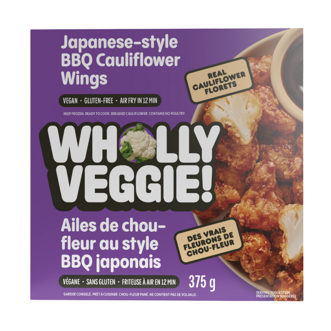 Wholly Veggie Japanese BBQ Cauliflower Wings 375g