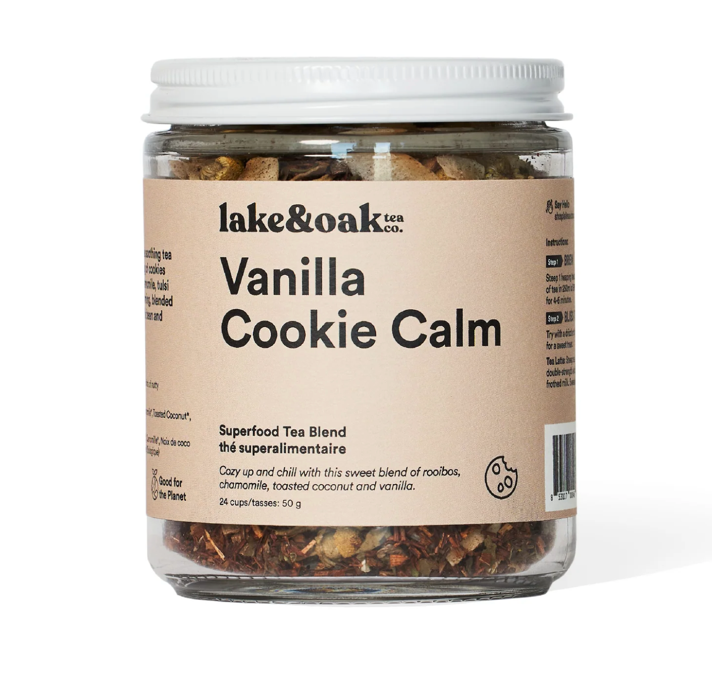 Lake and Oalk Vanilla Cookie Calm 24 servings