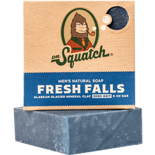 Load image into Gallery viewer, Dr. Squatch Fresh Falls Soap 141g