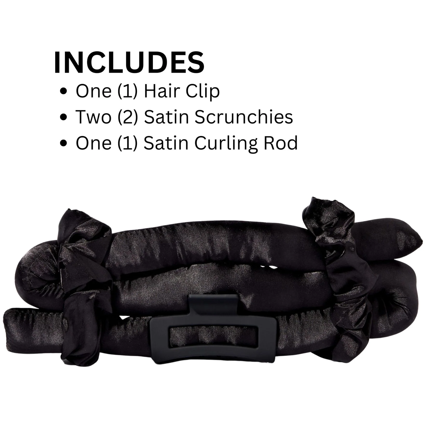 Giovanni Heatless Hair Curling Set - Black