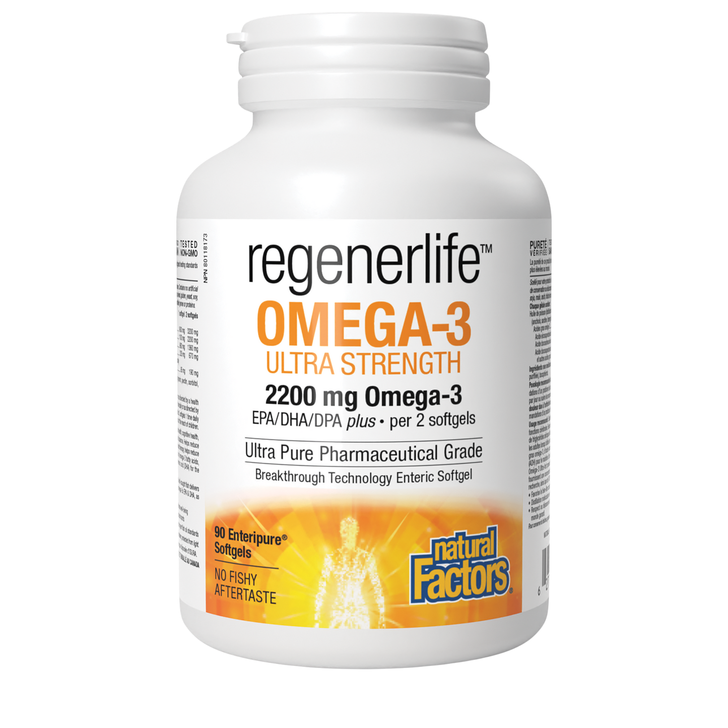 Natural Factors Regenerlife Ultimate Strength Omega 3 90 Softgels