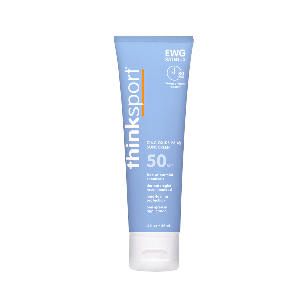 Think Sport Clear Zinc Face Sunscreen SPF 50 59ml