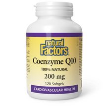 Load image into Gallery viewer, Natural Factors CoQ10 200mg 120 Softgels