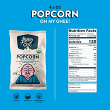 Load image into Gallery viewer, Lesser Evil Organic Popcorn Oh My Ghee 142g