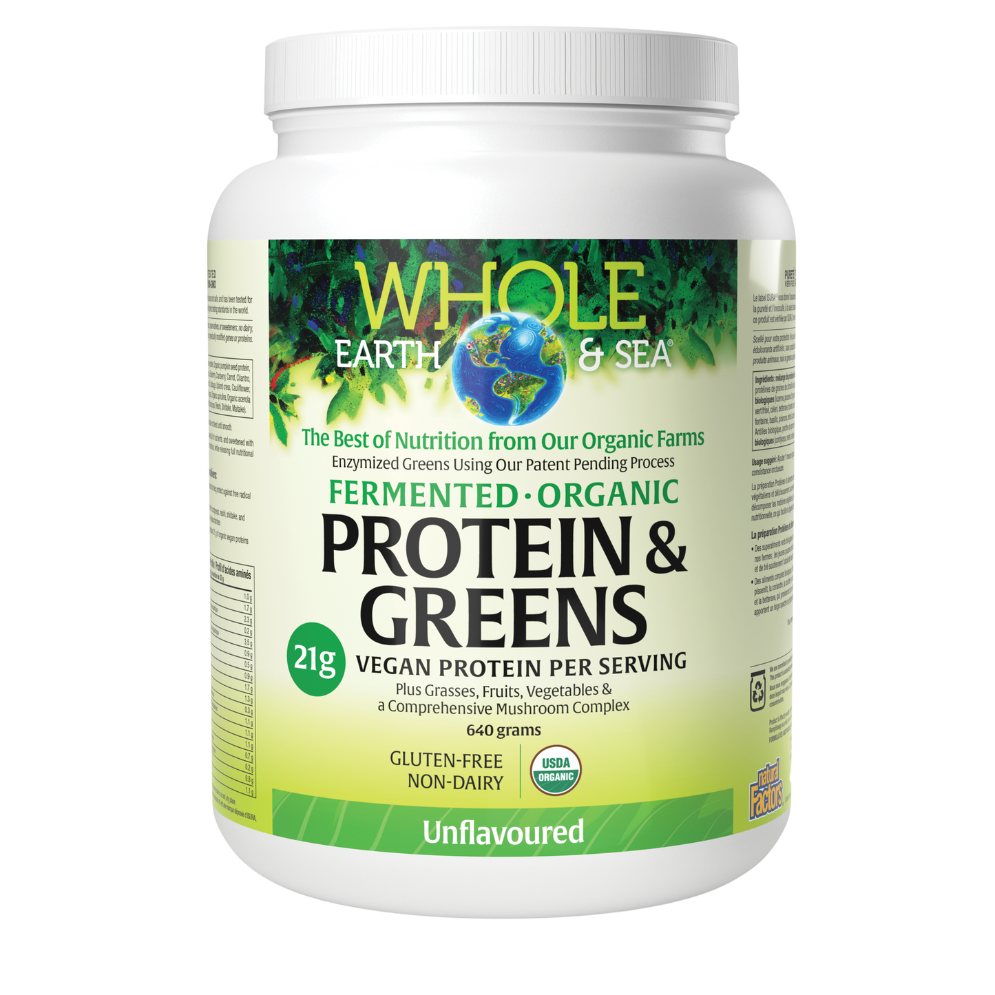 Whole Earth and Sea Protein And Greens Unflavoured 640g