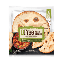 Load image into Gallery viewer, BFREE Gluten Free Stone Baked Naan Bread 240g