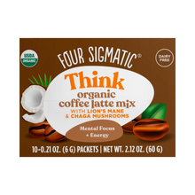 Load image into Gallery viewer, Four Sigmatic Think Coffee Latte with Lion&#39;s Mane Single Satchet 6g
