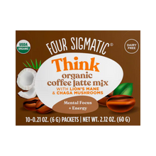 Load image into Gallery viewer, Four Sigmatic Think Coffee Latte with Lion's Mane Single Satchet 6g