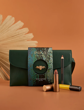 Load image into Gallery viewer, Inika Wild Safari Lip Trio and Travel Bag Gift Set Valued at $167