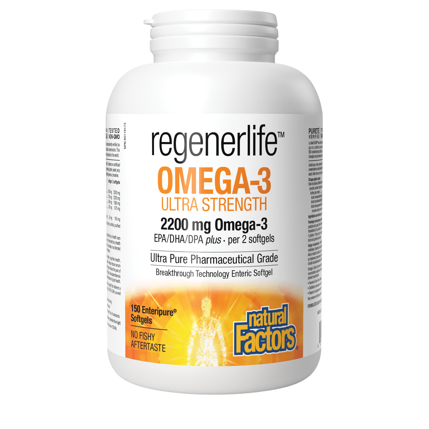Natural Factors Regenerlife Ultimate Strength Omega 3 150 Softgels