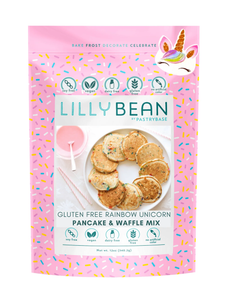 LillyBean Gluten Free Rainbow Unicorn Pancake and Waffle Mix 297g