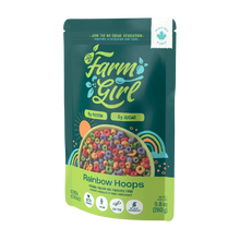 Load image into Gallery viewer, Farm Girl Rainbow Hoops Cereal 280g