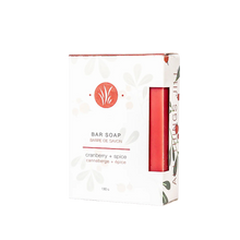 Load image into Gallery viewer, All Things Jill Cranberry and Spice Bar Soap 130g