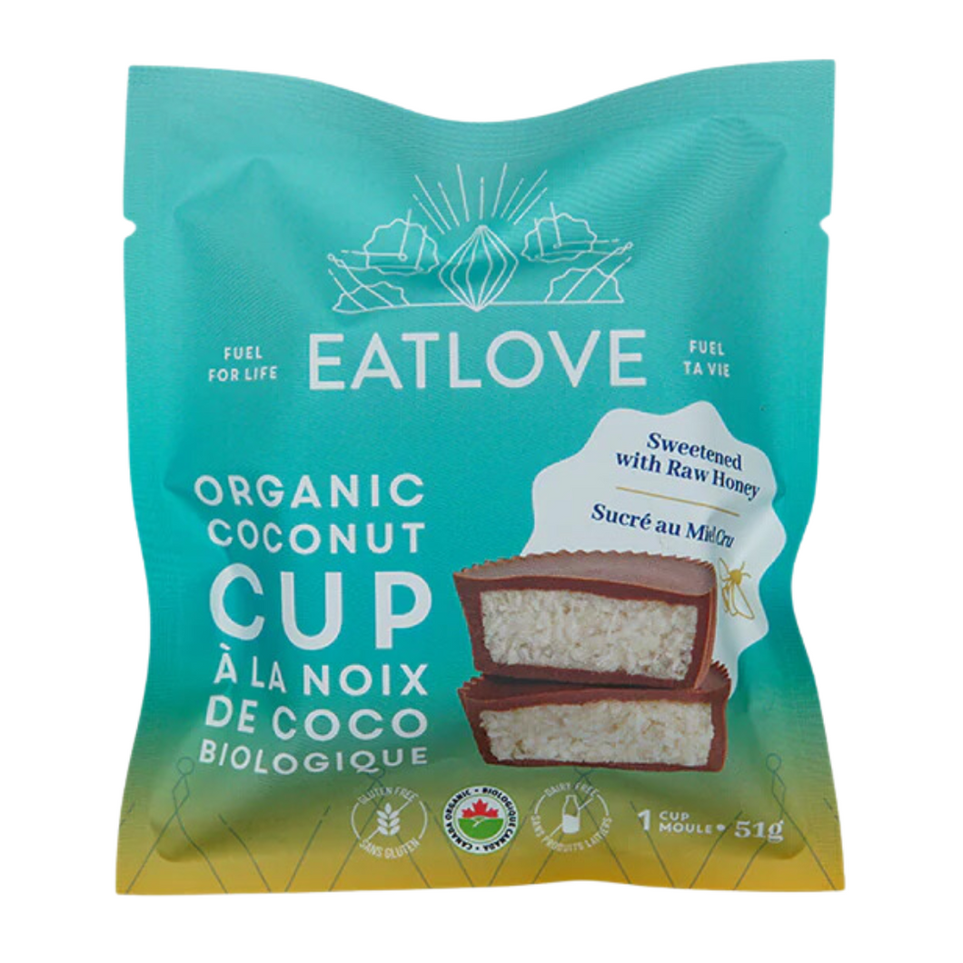 Eat Love Organic Coconut Cup 51g