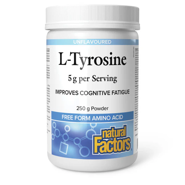 Natural Factors L Tyrosine 5000mg 250g pwd