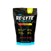 Load image into Gallery viewer, Redmond Re-Lyte Hydration Electrolyte Mix Strawberry Lemonade Stick 6.5g 30 Pack