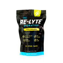 Load image into Gallery viewer, Redmond Re-Lyte Hydration Electrolyte Mix Pina Colada Stick 6.5g 30 Pack