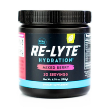 Load image into Gallery viewer, Redmond Re-Lyte Hydration Electrolyte Mix Mixed Berry 30 Servings 195g