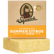 Load image into Gallery viewer, Dr. Squatch Summer Citrus Soap 141g