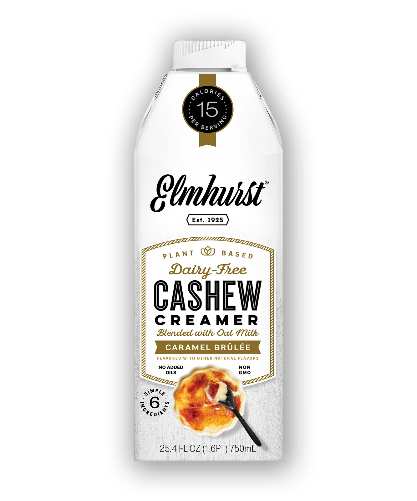 Elmhurst Caramel Brulee Cashew Creamer 750ml