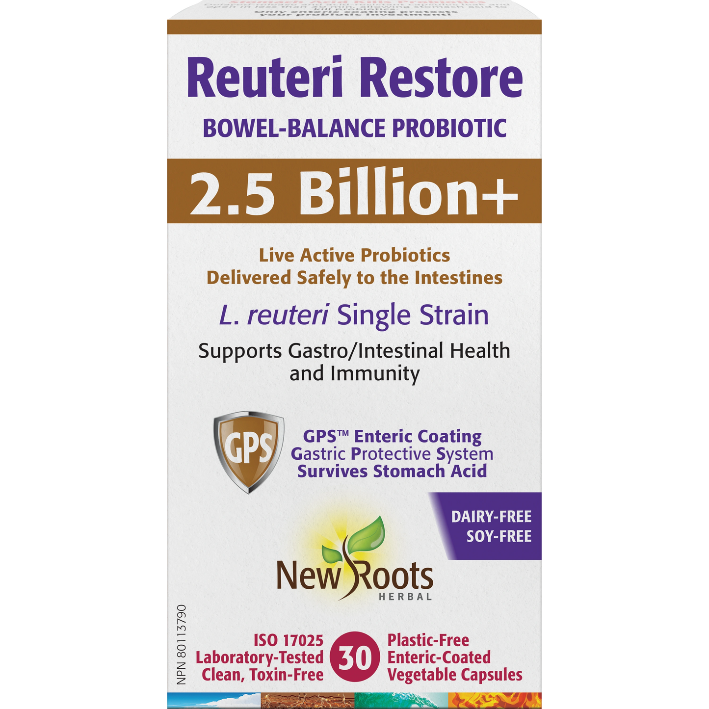 New Root Reuteri Restore 2.5 Billion 30caps