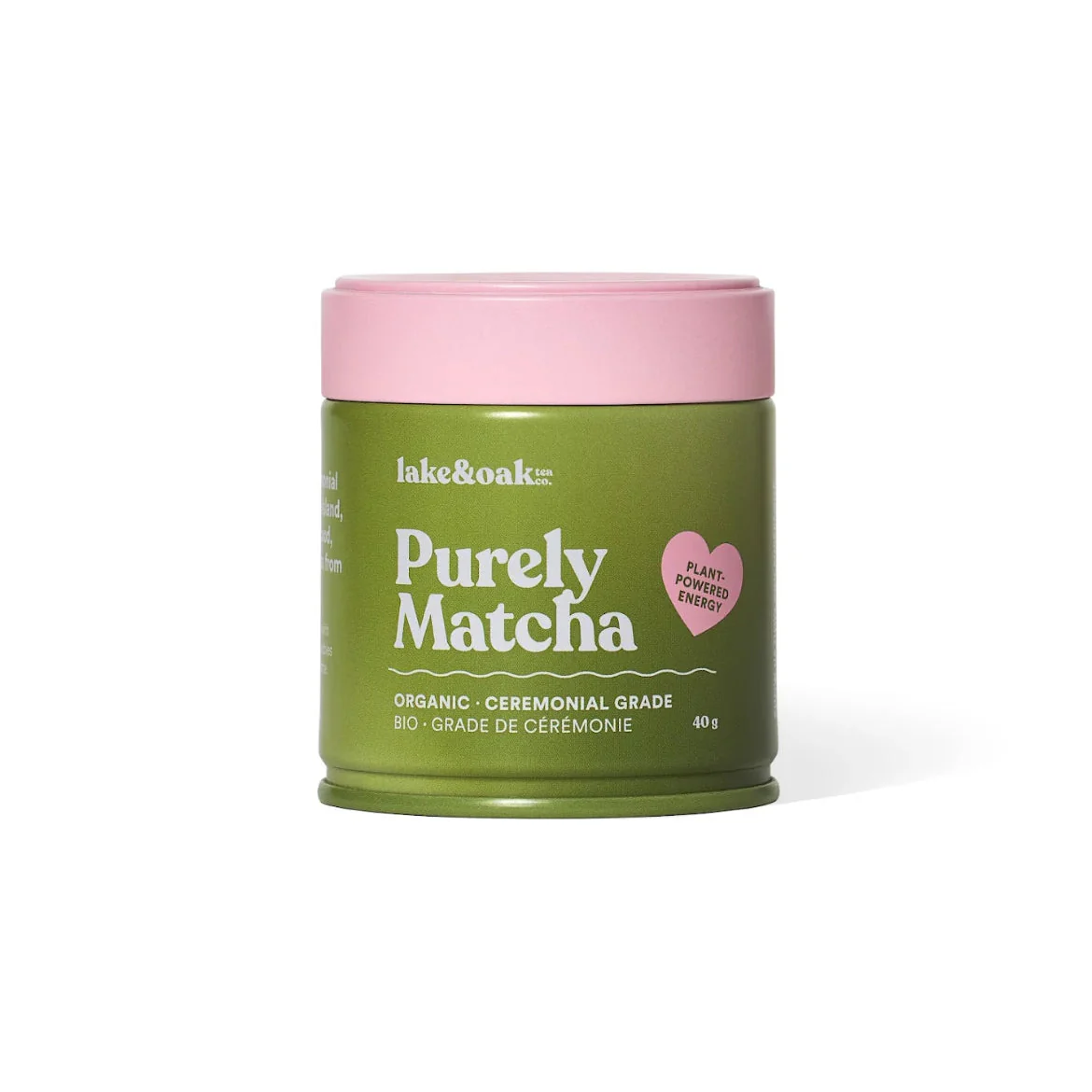 Lake and Oak Purely Matcha 40g