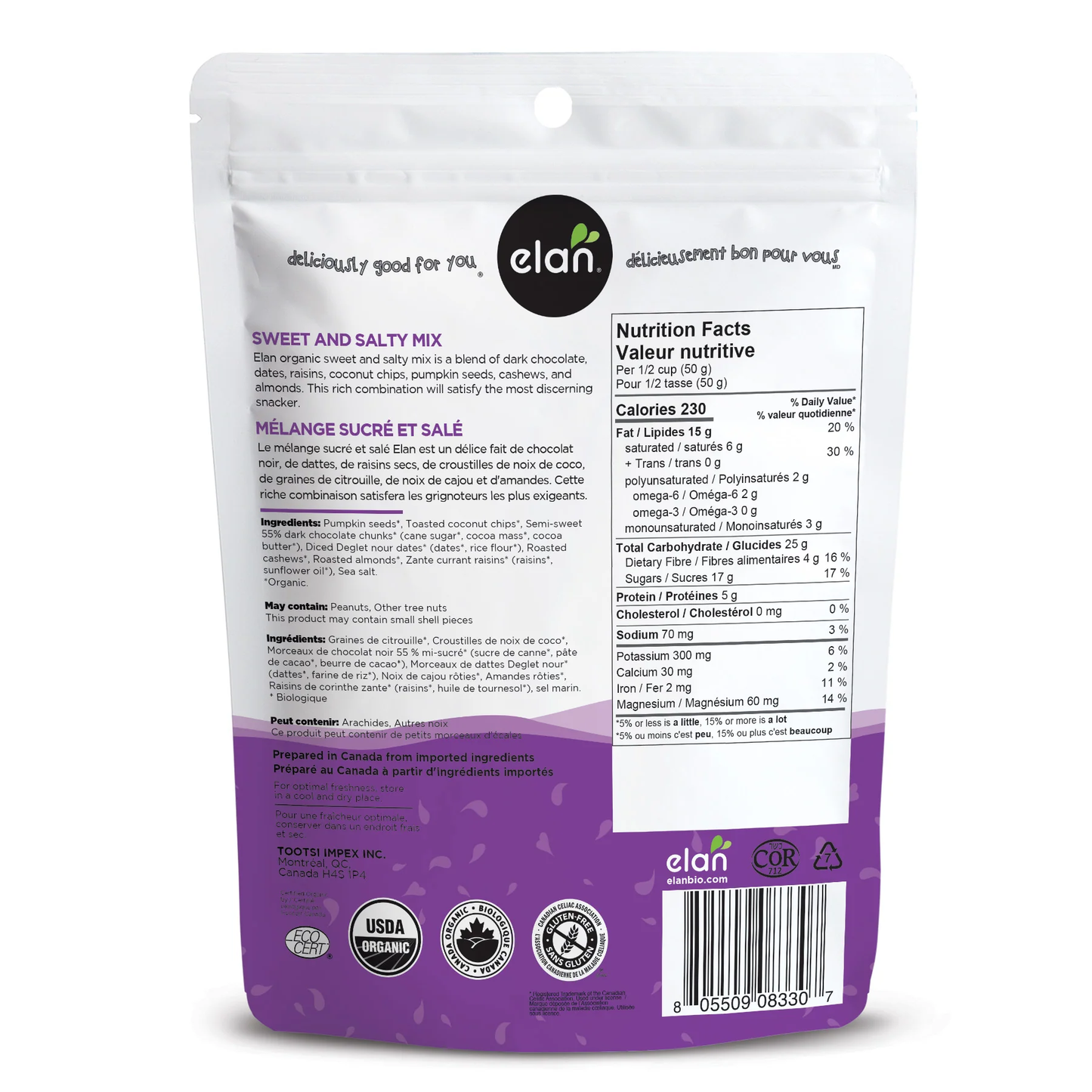 Elan Sweet and Salty Mix 150g