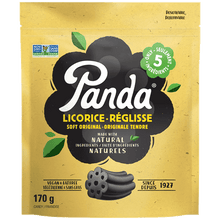 Load image into Gallery viewer, Panda Natural Black Licorice 170g
