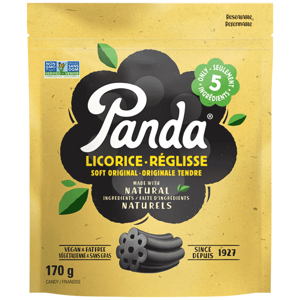 Panda Natural Black Licorice 170g