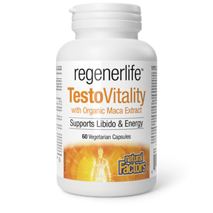 Natural Factors Regenerlife TestoVitality 60 Vegetarian Capsules