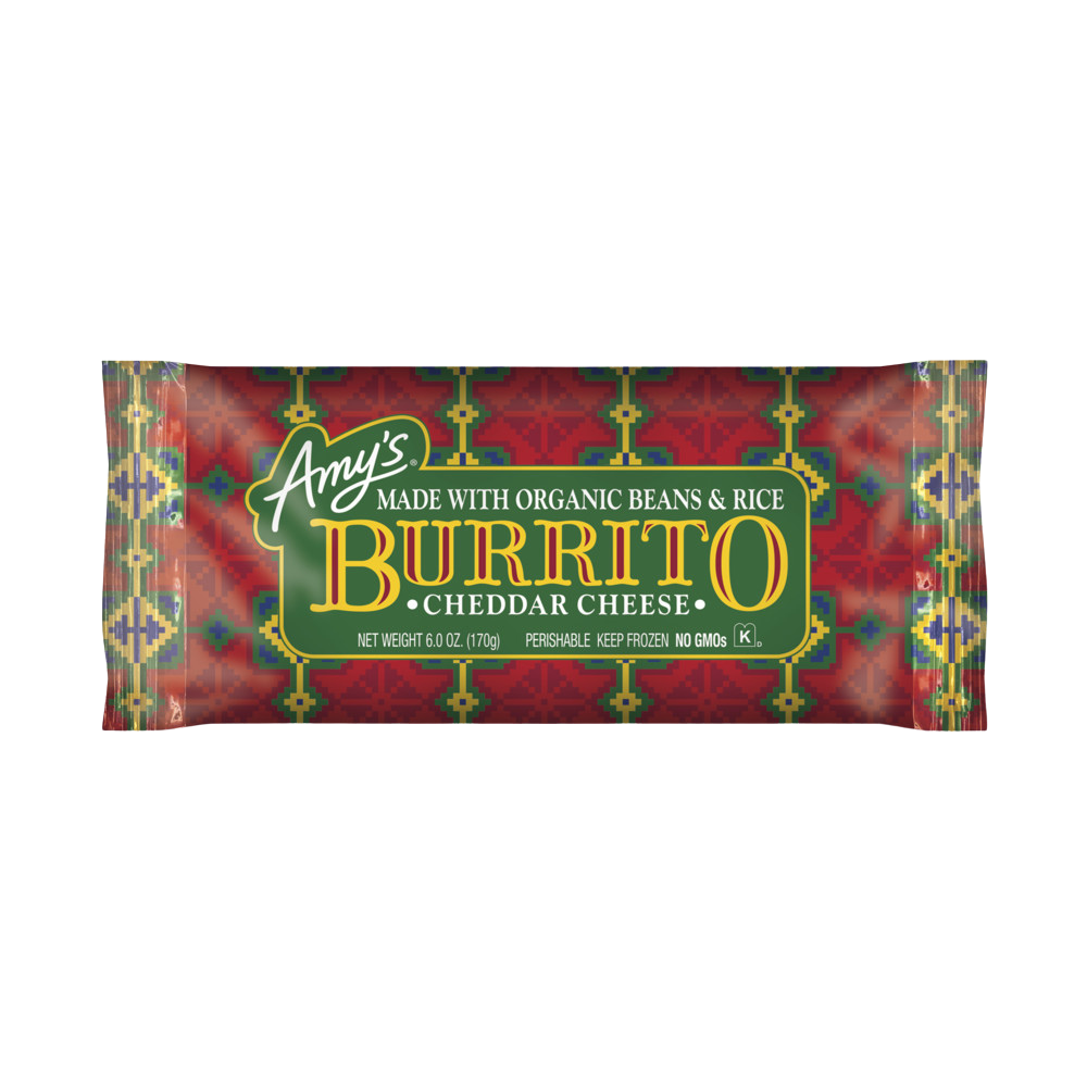 Amys Bean and Cheddar Cheese Burrito 170g