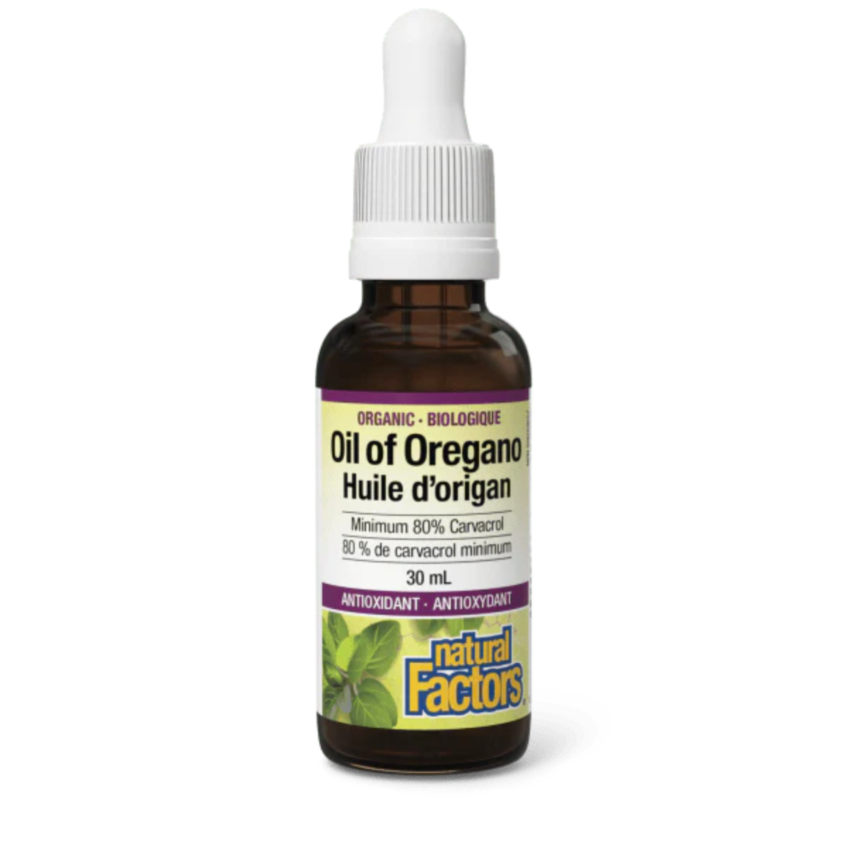 Natural Factors Organic Oil of Oregano 30mg 30ml