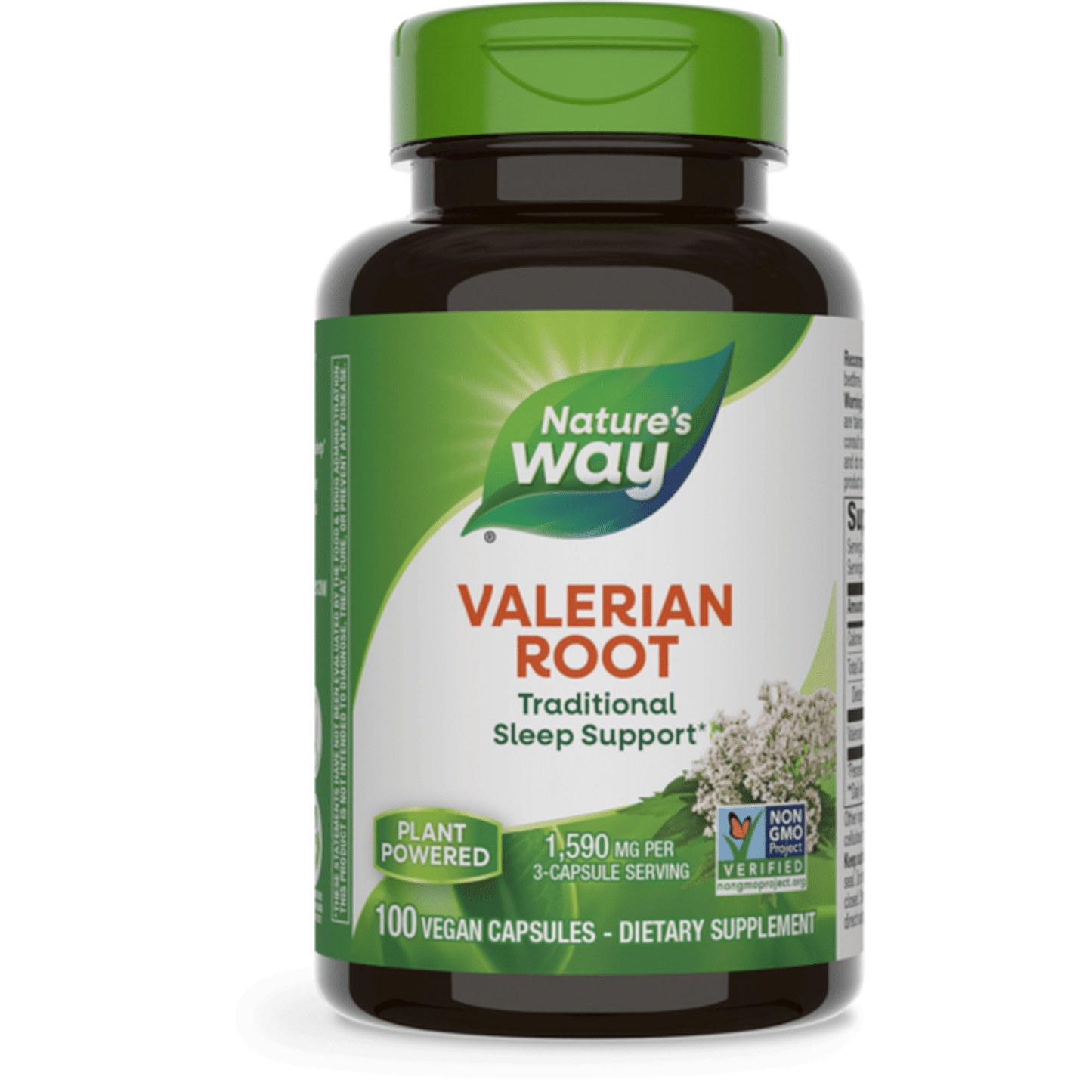 NOW Valerian Root 100 vegetarian capsules