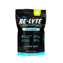 Load image into Gallery viewer, Redmond Re-Lyte Hydration Electrolyte Mix Unflavored Stick 6.5g 30 Pack