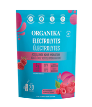 Load image into Gallery viewer, Organika Electrolytes Wild Raspberry Sachet 3.5g 20 Pack