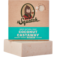 Load image into Gallery viewer, Dr. Squatch Coconut Castaway Soap 141g